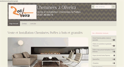 Desktop Screenshot of cheminees2oliveira.com