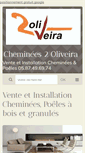 Mobile Screenshot of cheminees2oliveira.com